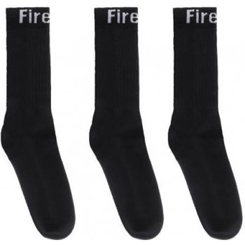 Firetrap 3PK Crew Sn24 Black