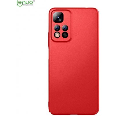 Lenuo Leshield obal Xiaomi Redmi Note 11 Pro+ 5G, červené