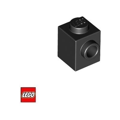 LEGO® 87087 1x1 Kostka stad na jedné straně Černá – Zboží Mobilmania