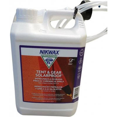 Nikwax Tent & Gear Solar Proof 2500 ml – Zboží Mobilmania