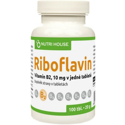 Nutrihouse Vitamin B2 Riboflavin 100 tablet – Hledejceny.cz