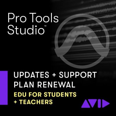 AVID Pro Tools Studio Perpetual Annual Updates+Support - EDU Students and Teachers Renewal