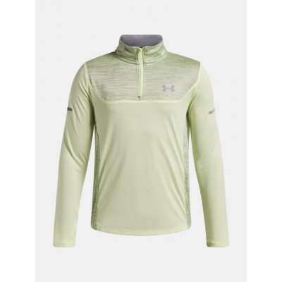 Under Armour Chlapecké tričko UA Tech Utility 1/4 Zip Zelená – Zboží Mobilmania