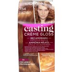L’Oréal Casting Crème Gloss barva na vlasy 734 zlatá medová – Sleviste.cz