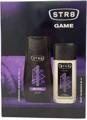 STR8 Game deodorant sklo 85 ml + sprchový gel 250 ml