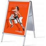 Jansen Display Reklamní ekonomické áčko 70 x 100 cm, oblý roh, profil 32 mm – Zboží Živě