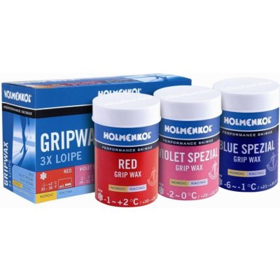 Holmenkol Loipe Grip Wax sada 3 ks – Hledejceny.cz