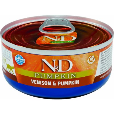 N&D CAT PUMPKIN Adult Venison & Pumpkin 70 g – Zboží Mobilmania