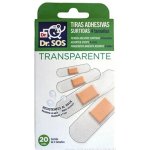 Dr.SOS náplasti Transparent.voděodolná elastická mix 20 ks – Hledejceny.cz