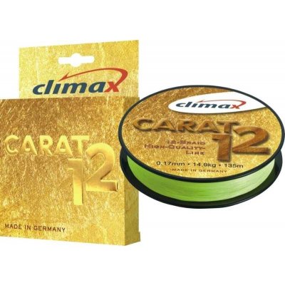Climax Šnůra Carat 12 Žlutá 135m 0,13mm 9,5kg – Zbozi.Blesk.cz