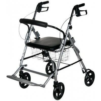 Oslo Premium Čtyřkolové chodítko RF-616 šedé – Sleviste.cz