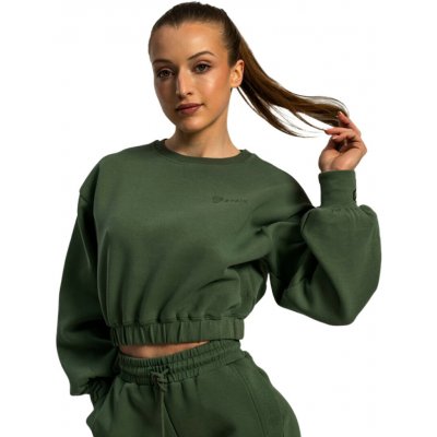 Strix dámská mikina Lunar Cropped Cedar Green – Zboží Dáma