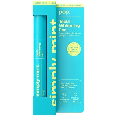 Pop Teeth Whitening Pen Simply Mint bělicí pero mátové 4 ml – Zboží Dáma