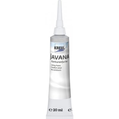 Kreul Kontura barevná JAVANA 20 ml perleťová stříbrná – Zboží Dáma Kreul Kontura barevná JAVANA 20 ml perleťová stříbrná – Zboží Dáma