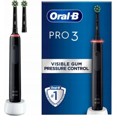 Oral-B Pro 3 3400N Cross Action Black – Zbozi.Blesk.cz