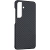 Pouzdro a kryt na mobilní telefon Samsung Spello Carbon+ case Samsung Galaxy S24 5G černé