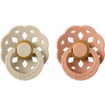Bibs Boheme přírodní kaučuk 2ks vanilla peach – Zboží Dáma