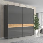 Alpi Home ONYX PK231/ON antracit lesk/ořech pacific lesk 230 cm – Zboží Dáma