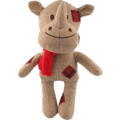 Dog Fantasy Winter zale pískací nosorožec z juty 25 cm – Zbozi.Blesk.cz