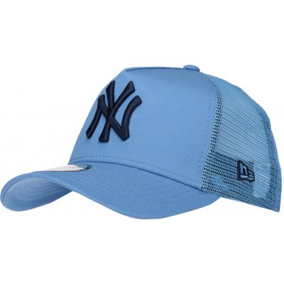 New Era NEW YORK YANKEES YOUTH MLB LEAGUE ESSENTIAL 9FORTY TRUCKER Světle modrá – Zboží Dáma