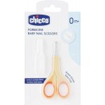 Chicco Nůžky s kulatou špičkou oranžové – Zboží Dáma