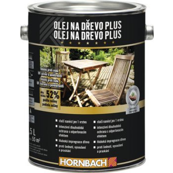 Hornbach Olej na dřevo plus 2,5 l teak