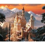 Grafix Diamantový obrázek Neuschwanstein v zimě 30 x 40 cm – Hledejceny.cz