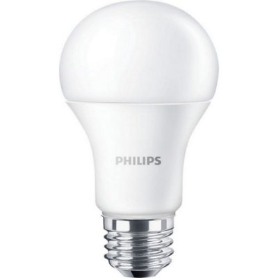 Philips LED žárovka E27 CorePro A60 10W 75W studená bílá 6500K – Zboží Mobilmania