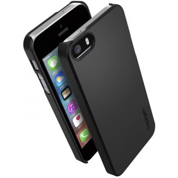 Pouzdro Spigen Thin Fit iPhone SE / 5s / 5 černé