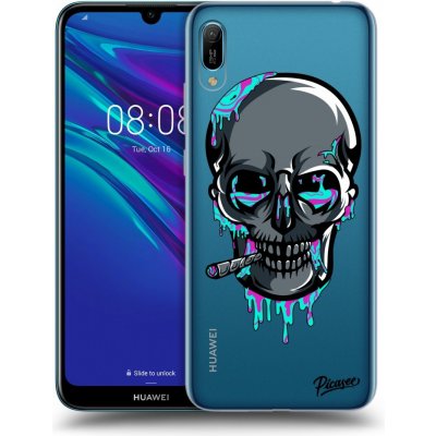 Pouzdro Picasee silikonové Huawei Y6 2019 - EARTH - Lebka 3.0 čiré – Sleviste.cz