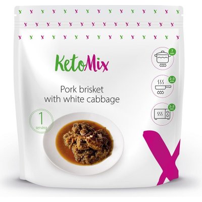 Ketomix Vepřový bůček se zelím dietní 250 g – Zbozi.Blesk.cz