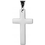 Šperky4U Ocelový přívěšek kříž 14x21 mm OPP1776 – Sleviste.cz
