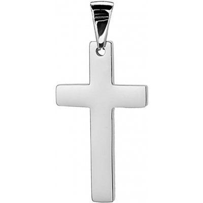 Šperky4U Ocelový přívěšek kříž 14x21 mm OPP1776 – Sleviste.cz