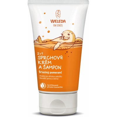 Weleda 2v1 sprchový krém a šampon Šťastný pomeranč 150 ml – Zbozi.Blesk.cz