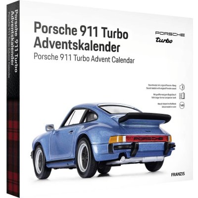 Franzis Adventní kalendář Porsche 911 Turbo 1:43 – Zboží Dáma