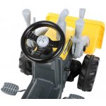 DOLU Velký šlapací traktor s rypadlem žlutý – Zboží Dáma