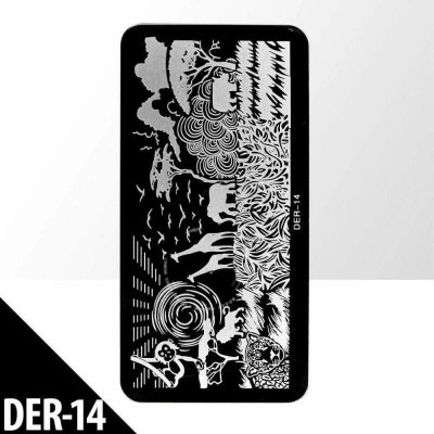 Starnails Razítkovací destička DER-14 – Zboží Dáma