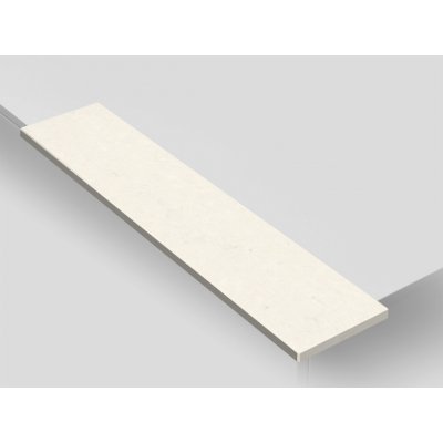 TONE OF STONE Venkovní parapet Mistral White lesk, 1750x150x20 mm – Sleviste.cz
