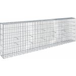 Gabionová stěna 180x60x12 cm, oko 10x3,75 cm – Sleviste.cz