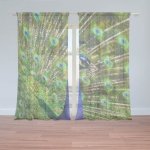 Sablio Záclony Páv: 2ks 150x250cm – Hledejceny.cz