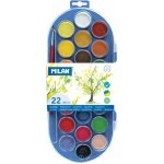 Milan Barvy vodové 22 barev 30mm – Zboží Dáma