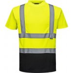 Portwest Reflexní tričko s krátkým rukávem Plus Hi-Vis žluté/černé 95044 – Zboží Mobilmania