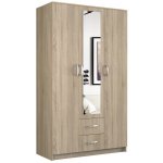 TP Living Romana se zrcadlem 120 cm dub sonoma – Hledejceny.cz