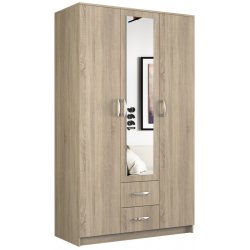 TP Living Romana se zrcadlem 120 cm dub sonoma