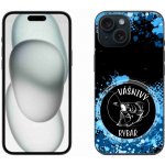 mmCase na iPhone 15 - vášnivý rybář černé pozadí – Zboží Mobilmania