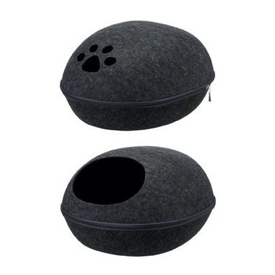 Trixie Liva Pelech kukaň se zipem tmavě šedá 40 x 24 x 47 cm – Zboží Mobilmania