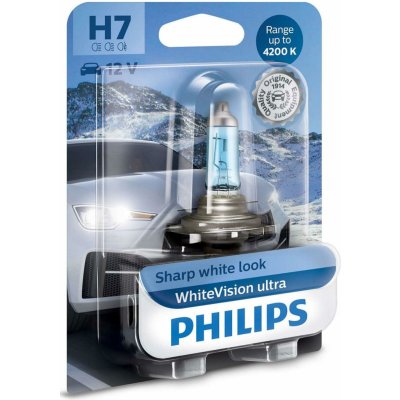 Philips WhiteVision Ultra H7 PX26d 12V 55W 12972WVUB1 – Hledejceny.cz