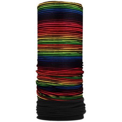 Rituall zateplený nákrčník s flisem s duhovým vzorem – Zboží Dáma