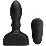 Mr. Play Inflatable Anal Plug Vibrační anální kolík s dálkovým ovládáním a možností nafouknutí černé – Zboží Mobilmania