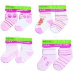 Pidilidi Kojenecké ponožky 2 páry růžové – Zboží Dáma